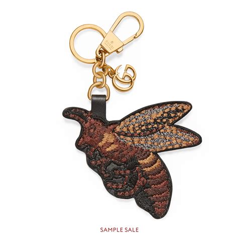 fake gucci bee keychain